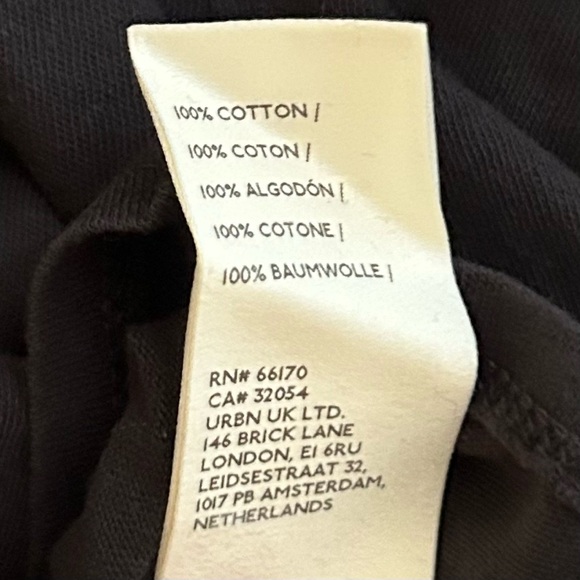 🍂NWT Free People We The Free Naomi Tee. Washed Black. Medium - Picture 7 of 9